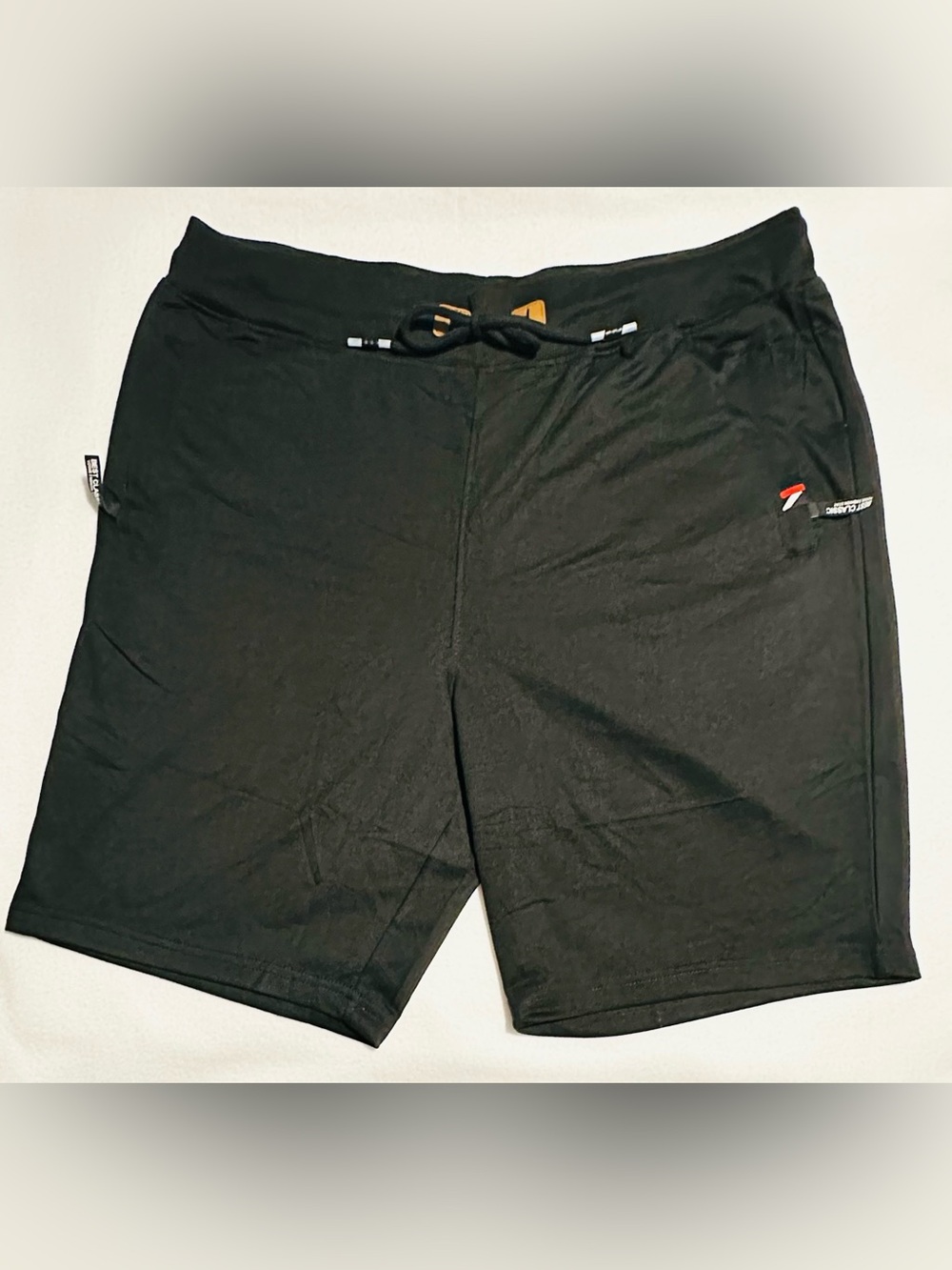 NWOT Best Classic Vogue Fashion Men’s Black Athletic Drawstring Sports Shorts